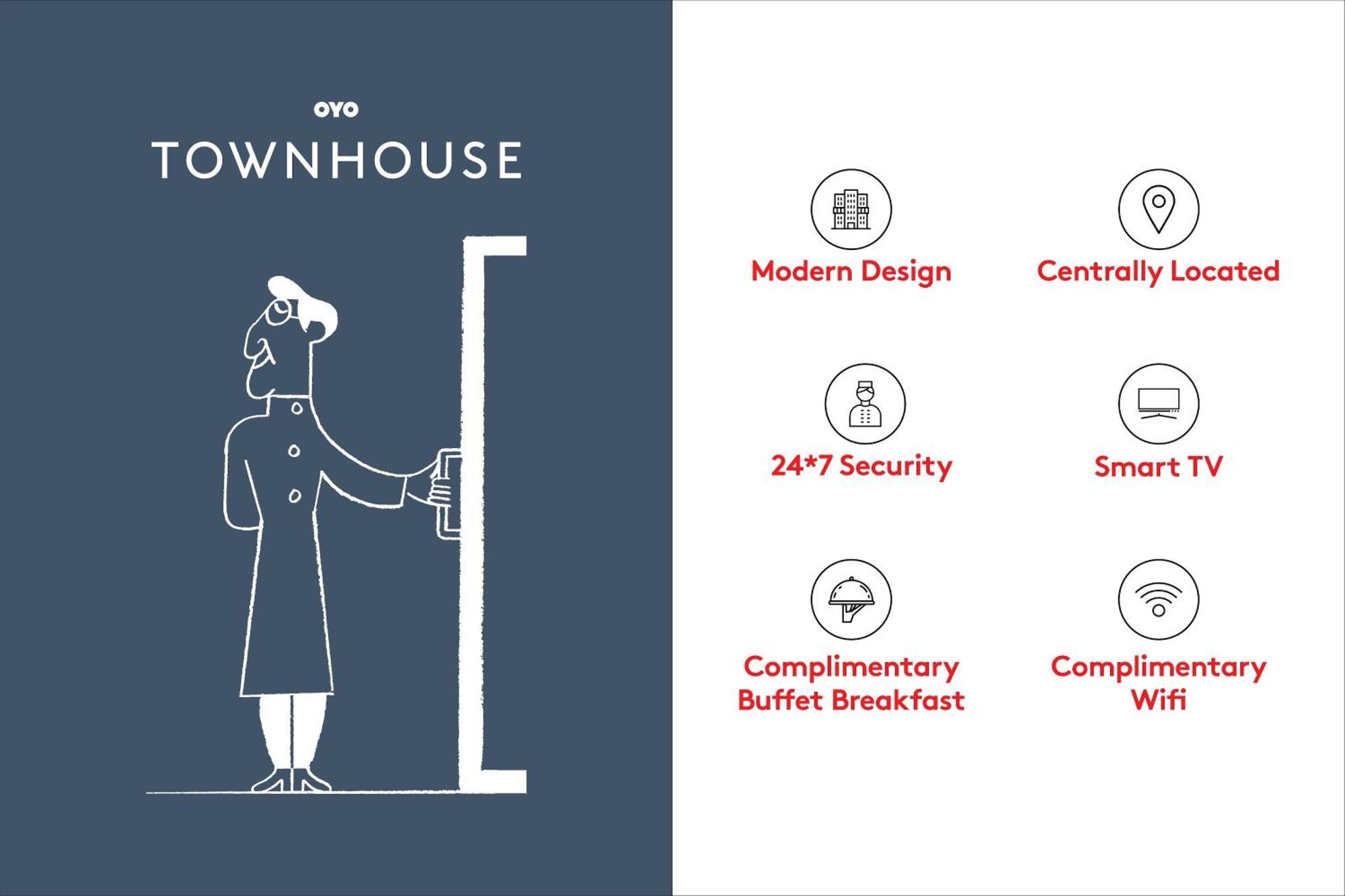 Super Townhouse The Cinco Hotel Near Esi Hospital 海得拉巴 外观 照片